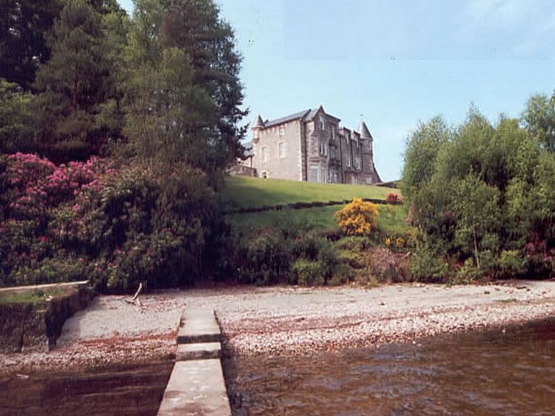 Luxury Castle Accommodation with views overlooking Loch Lomond in Scotland