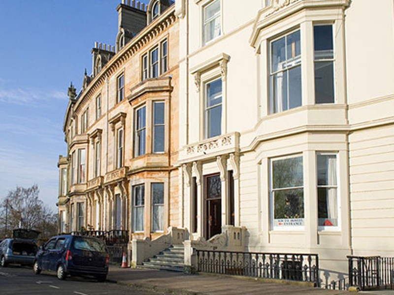 Glasgow Youth Hostel in the West End near Loch Lomond, Scotland