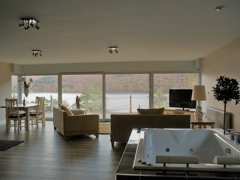 Looking Across Loch Lomond from Hollybank Lodge – Holiday lodges in Scotland
