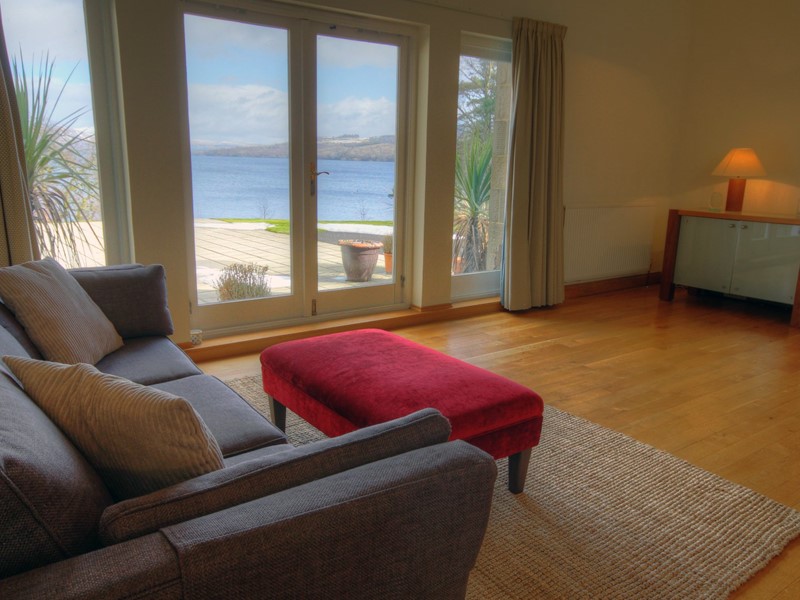 Views over Loch Lomond in a holiday cottage or self catering lodge in Scotland